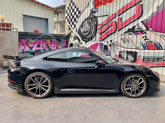 Porsche 911 992.1 Carerra Base/S/T/4/4S/Targa 4/ Targa 4S/GTS 2020 2021 2022 2023 2024 with Aftermarket Parts - Side Skirts Carbon Fiber / FRP from Aero Republic