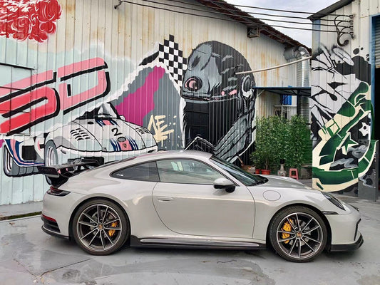 Porsche 911 992.1 Carerra Base/S/T/4/4S/Targa 4/ Targa 4S/GTS 2020 2021 2022 2023 2024 with Aftermarket Parts - Side Skirts Carbon Fiber / FRP from Aero Republic