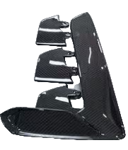 Porsche 911 992.1 GT3RS 2023 2024 2025 with Aftermarket Parts - 6 Pieces Vent Trim Dry Pre-preg Carbon Fiber from Aero Republic