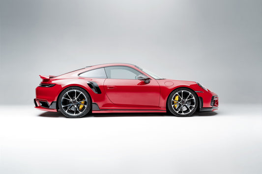 Porsche 911 992.1 Turbo/Turbo S 2020 2021 2022 2023 2024 2025 with Aftermarket Parts - T-ART Style Side Air Intake Carbon Fiber from Aero Republic
