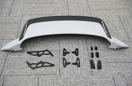 Porsche 911 992.1 Turbo/Turbo S 2020 2021 2022 2023 2024 with Aftermarket Parts - OEM Replacement Style Rear Lip Spoiler Carbon Fiber / FRP from Aero Republic