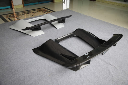 Aero Republic Tonneau Cover and Rear Wing for Porsche 981 Boxster Base / S / GTS 2012-2016 Carbon Fiber