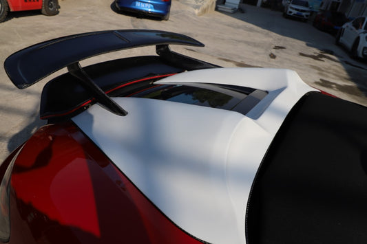 Aero Republic Tonneau Cover and Rear Wing for Porsche 981 Boxster Base / S / GTS 2012-2016 Carbon Fiber