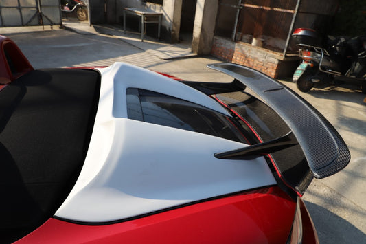 Aero Republic Tonneau Cover and Rear Wing for Porsche 981 Boxster Base / S / GTS 2012-2016 Carbon Fiber