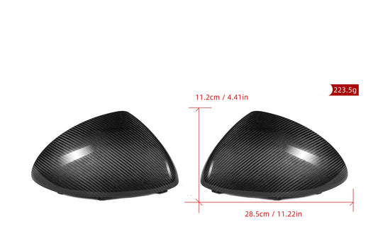 Porsche Cayenne 958 958.1 92A Cayenne Base/S/Hybrid/GTS/Turbo/Turbo S/Diesel 2011-2014 with Aftermarket Parts - OE Style Replacement Mirror Caps Pre-preg Carbon Fiber from Aero Republic