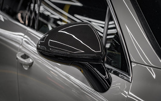 Porsche Cayenne 958 958.1 92A Cayenne Base/S/Hybrid/GTS/Turbo/Turbo S/Diesel 2011-2014 with Aftermarket Parts - OE Style Replacement Mirror Caps Pre-preg Carbon Fiber from Aero Republic