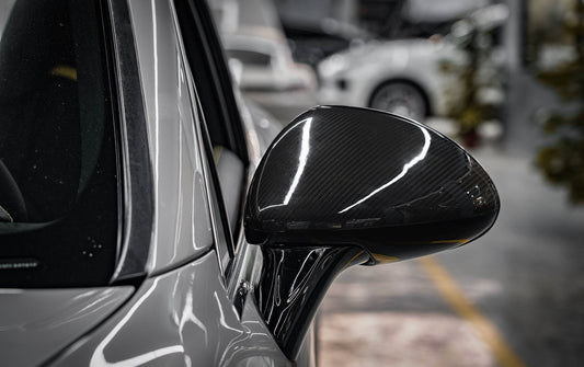 Porsche Cayenne 958 958.1 92A Cayenne Base/S/Hybrid/GTS/Turbo/Turbo S/Diesel 2011-2014 with Aftermarket Parts - OE Style Replacement Mirror Caps Pre-preg Carbon Fiber from Aero Republic