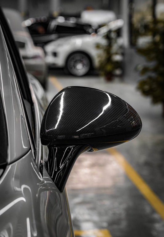 Porsche Cayenne 958 958.1 92A Cayenne Base/S/Hybrid/GTS/Turbo/Turbo S/Diesel 2011-2014 with Aftermarket Parts - OE Style Replacement Mirror Caps Pre-preg Carbon Fiber from Aero Republic