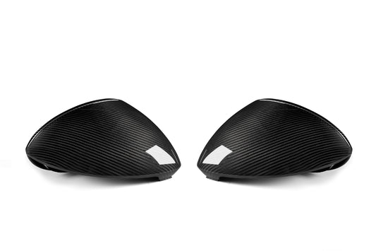 Porsche Cayenne 9Y0 9Y0.1 Base/S/GTS/Turbo/Turbo S LHD (Left Hand Drive) 2019 2020 2021 2022 2023 & Cayenne 9Y3 9Y3.1 Base/S/GTS/Turbo/Turbo S/Turbo GT LHD (Left Hand Drive) 2019 2020 2021 2022 2023 with Aftermarket Parts - OE Style Replacement Mirror Caps Pre-preg Carbon Fiber from Aero Republic