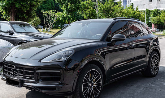 Porsche Cayenne 9Y0 9Y0.1 Base/S/GTS/Turbo/Turbo S LHD (Left Hand Drive) 2019 2020 2021 2022 2023 & Cayenne 9Y3 9Y3.1 Base/S/GTS/Turbo/Turbo S/Turbo GT LHD (Left Hand Drive) 2019 2020 2021 2022 2023 with Aftermarket Parts - OE Style Replacement Mirror Caps Pre-preg Carbon Fiber from Aero Republic