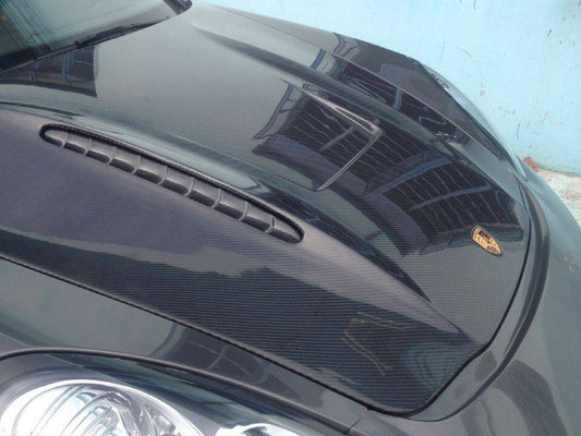 Porsche Panamera 970 970.1 970.2 2/4/4S/GTS/Turbo/Turbo S 2010 2011 2012 2013 2014 2015 2016 with Aftermarket Parts - V2 Hood Carbon Fiber / FRP from Aero Republic