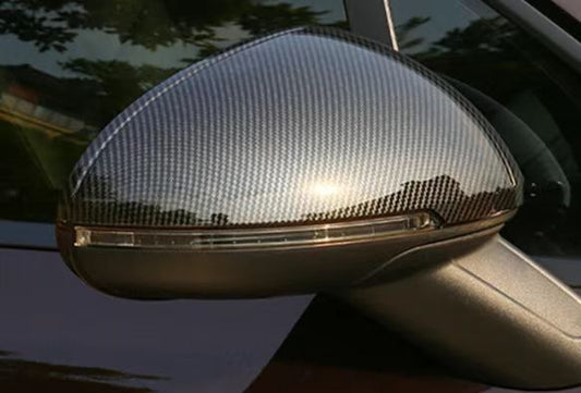 Porsche Macan 95B.1 Base/S/GTS/Sport Edition/Turbo 2015 2016 2017 2018 & Macan 95B.2 Base/S/GTS/Turbo 2019 2020 2021 with Aftermarket Parts - OE Style Stick On Mirror Cap Overlay Covers Pre-preg Carbon Fiber from Aero Republic