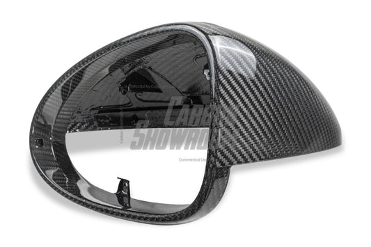 Porsche Macan 95B.1 Base/S/GTS/Sport Edition/Turbo 2015 2016 2017 2018 & 95B.2 Base/S/GTS/Turbo 2019 2020 2021 with Aftermarket Parts - OE Style / without & equipped with blind assist Replacement Mirror Caps Carbon Fiber from Aero Republic