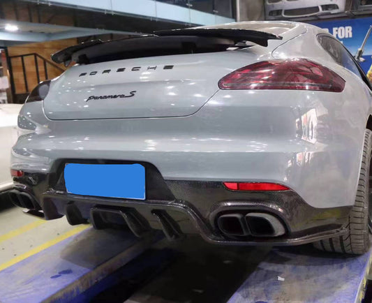 Porsche Panamera 970 970.1 970.2 2/4/4S 2010 2011 2012 2013 2014 2015 2016 with Aftermarket Parts - Rear Spoiler Carbon Fiber from Aero Republic