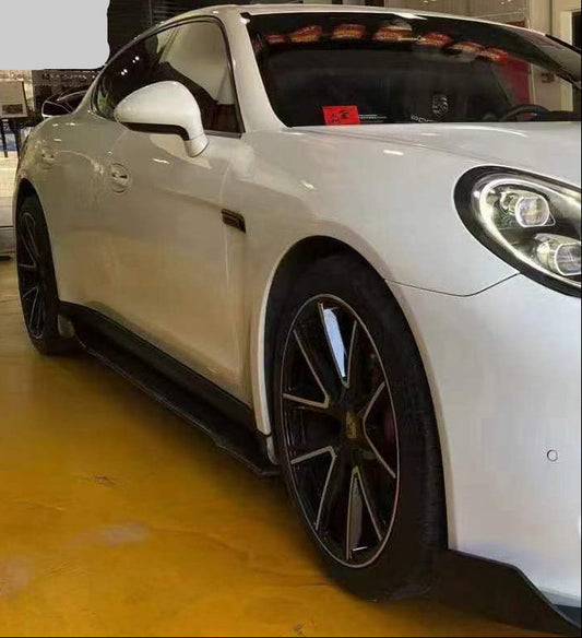 Porsche Panamera 970 970.1 970.2 2/4/4S/GTS/Turbo/Turbo S 2010 2011 2012 2013 2014 2015 2016 with Aftermarket Parts - Side Skirts Carbon Fiber from Aero Republic