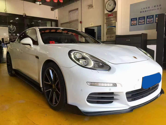 Porsche Panamera 970.2 2/4/4S Facelift 2014 2015 2016 with Aftermarket Parts - Front Lip Carbon Fiber from Aero Republic