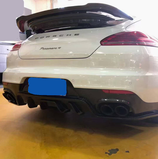 Porsche Panamera 970 970.1 970.2 2/4/4S 2010 2011 2012 2013 2014 2015 2016 with Aftermarket Parts - Rear Spoiler Carbon Fiber from Aero Republic