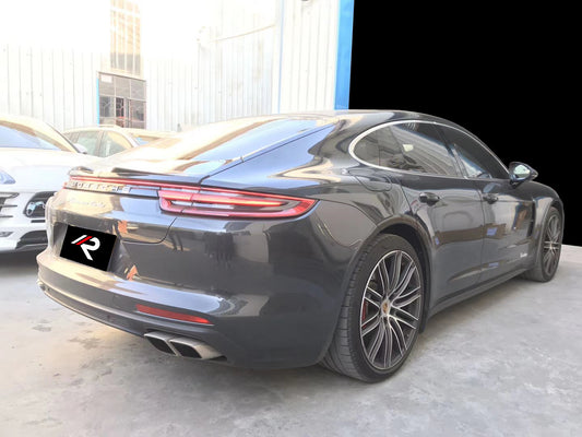 Porsche Panamera 971 971.1 RWD/Base/4/4S/GTS/Turbo/Turbo S 2017 2018 2019 2020 & 971 971.2 RWD/Base/4/4S/GTS/Turbo/Turbo S 2021 2022 2023 with Aftermarket Parts - Rear Lip Spoiler Carbon Fiber / FRP from Aero Republic