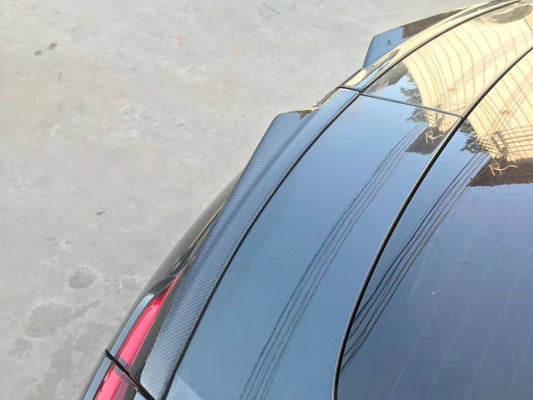 Porsche Panamera 971 971.1 RWD/Base/4/4S/GTS/Turbo/Turbo S 2017 2018 2019 2020 & 971 971.2 RWD/Base/4/4S/GTS/Turbo/Turbo S 2021 2022 2023 with Aftermarket Parts - Rear Lip Spoiler Carbon Fiber / FRP from Aero Republic