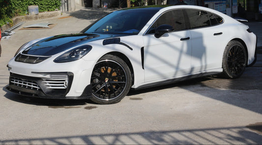 Porsche Panamera 971 971.1 Base/4/4S/GTS/Turbo/Turbo S 2017 2018 2019 2020 & Panamera 971 971.2 Base/4/4S/GTS/Turbo/Turbo S 2021 2022 2023 with Aftermarket Parts - MSRY Style Full Body Kit Carbon Fiber from Aero Republic
