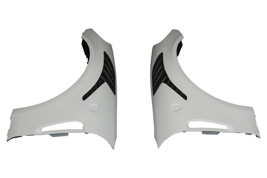 Porsche Panamera 971 971.1 Base/4/4S/GTS/Turbo/Turbo S 2017 2018 2019 2020 & Panamera 971 971.2 Base/4/4S/GTS/Turbo/Turbo S 2021 2022 2023 with Aftermarket Parts - MSRY Style Front Fenders Carbon Fiber from Aero Republic