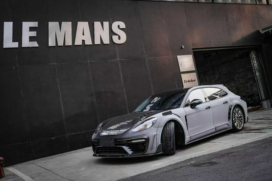 Porsche Panamera 971 971.1 Base/4/4S/GTS/Turbo/Turbo S 2017 2018 2019 2020 & Panamera 971 971.2 Base/4/4S/GTS/Turbo/Turbo S 2021 2022 2023 with Aftermarket Parts - MSRY Style Front Fenders Carbon Fiber from Aero Republic