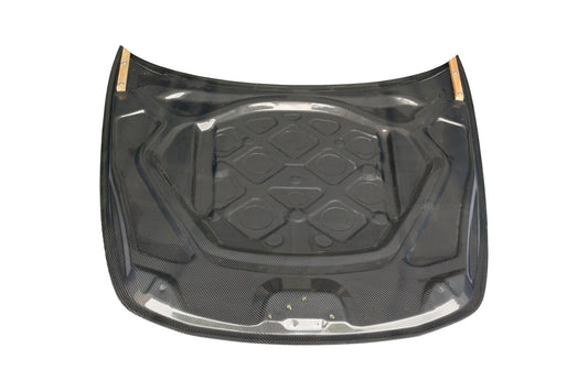 Porsche Panamera 971 971.1 Base/4/4S/GTS/Turbo/Turbo S 2017 2018 2019 2020 & Panamera 971 971.2 Base/4/4S/GTS/Turbo/Turbo S 2021 2022 2023 with Aftermarket Parts - MSRY Style Hood Bonnet Carbon Fiber from Aero Republic