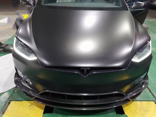 Tesla Model X P100D 100D 90D 75D 60D Performance Long Range Base 2016 2017 2018 2019 2020 2021 with Aftermarket Parts - RZ Style Full Body Kit Carbon Fiber from Aero Republic