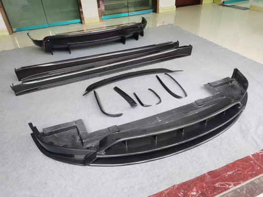 Tesla Model X P100D 100D 90D 75D 60D Performance Long Range Base 2016 2017 2018 2019 2020 2021 with Aftermarket Parts - RZ Style Full Body Kit Carbon Fiber from Aero Republic