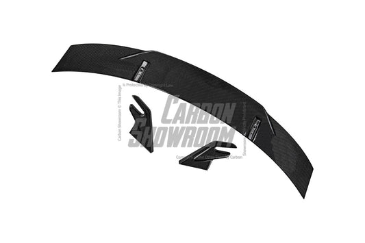 BMW M3 M3C M3CS G80 2021-ON & 3 Series M340i 330i (Fits Both Pre-LCI & LCI) G20 2019-ON with Aero Republic's Aftermarket Parts - Rear Spoiler Wing Carbon Fiber / FRP