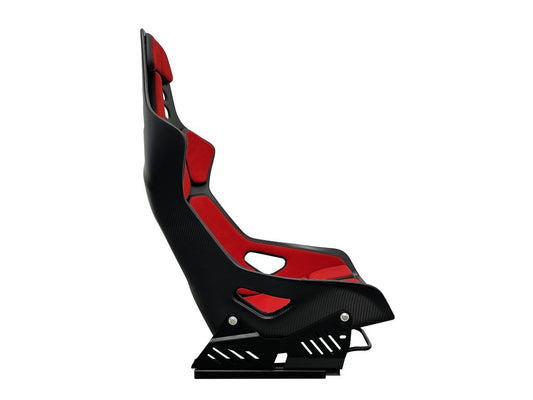 Aero Republic Recar Podium Style Universal Racing Bucket Seat Dry Pre-preg Carbon Fiber