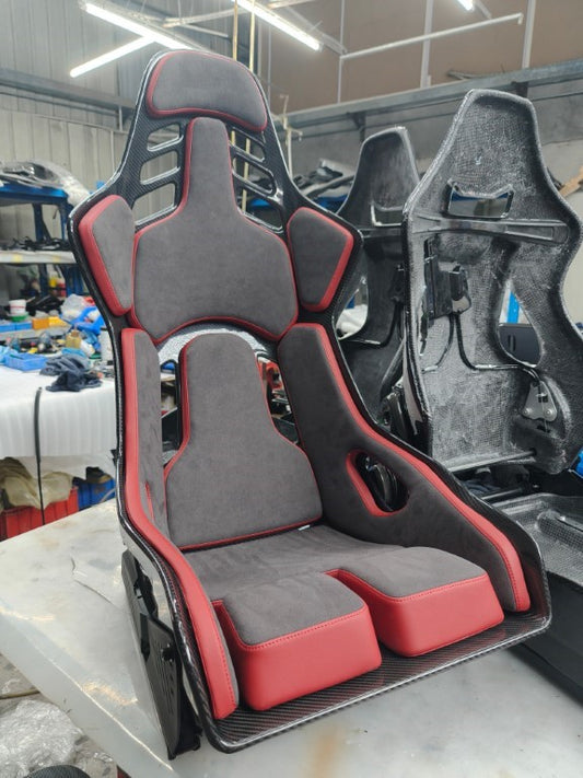 Aero Republic Recar Podium Style Universal Racing Bucket Seat Dry Pre-preg Carbon Fiber