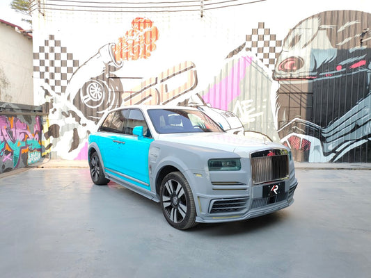 Rolls-Royce Cullinan 2019 2020 2021 2022 2023 2024 with Aftermarket Parts - M Style Wheel Arches Carbon Fiber / FRP from Aero Republic