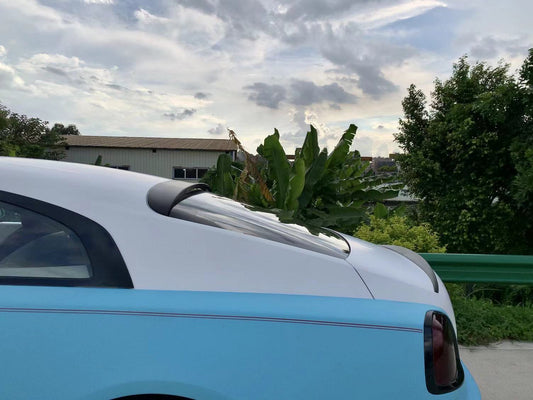Rolls-Royce Wraith 2014 2015 2016 2017 2018 2019 2020 2021 with Aftermarket Parts - M Style Rear Roof Spoiler Pre-preg Carbon Fiber / FRP from Aero Republic