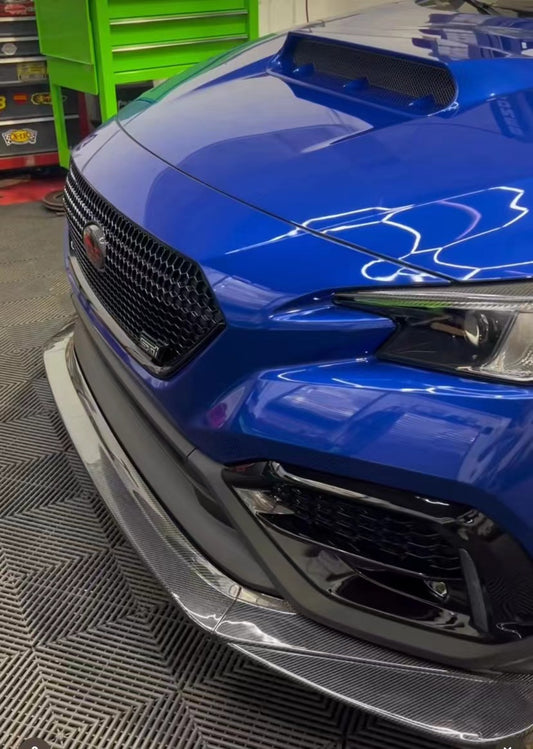 Subaru WRX S4 2022-ON with Aftermarket Parts - V3 Front Lip Carbon Fiber from Aero Republic
