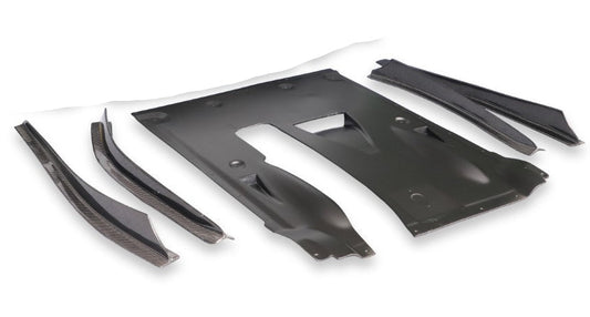 Upgrade Your Nissan GTR R35 CBA DBA EBA 2008 2009 2010 2011 2012 2013 2014 2015 2016 2017 2018 2019 2020 2021 2022 2023 2024 with Aftermarket Parts - TS Style Rear Under Fins Carbon Fiber / FRP from Aero Republic