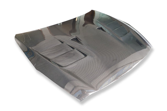 Nissan GTR R35 EBA 2017 2018 2019 2020 2021 2022 2023 2024 (2017+ hood recommended for 2008-2016 model years) with Aftermarket Parts - TS Style Hood Dry Pre-preg Carbon Fiber from Aero Republic
