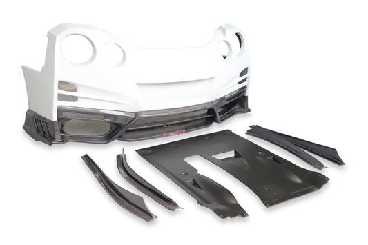 Nissan GTR R35 CBA DBA EBA 2008 2009 2010 2011 2012 2013 2014 2015 2016 2017 2018 2019 2020 2021 2022 2023 2024 with Aftermarket Parts - TSV1 Style Full Body Kit Carbon Fiber / FRP from Aero Republic