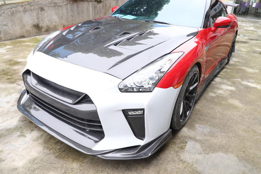 Nissan GTR R35 CBA DBA EBA 2008 2009 2010 2011 2012 2013 2014 2015 2016 2017 2018 2019 2020 2021 2022 2023 2024 with Aftermarket Parts - TSV1 Style Full Body Kit Carbon Fiber / FRP from Aero Republic