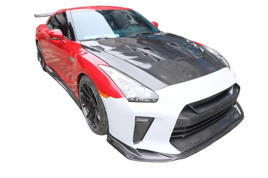 Nissan GTR R35 CBA DBA EBA 2008 2009 2010 2011 2012 2013 2014 2015 2016 2017 2018 2019 2020 2021 2022 2023 2024 with Aftermarket Parts - TSV1 Style Full Body Kit Carbon Fiber / FRP from Aero Republic