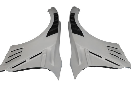 Nissan GTR R35 CBA DBA EBA 2008 2009 2010 2011 2012 2013 2014 2015 2016 2017 2018 2019 2020 2021 2022 2023 2024 with Aftermarket Parts - TSV2 Style Front Fenders Carbon Fiber / FRP from Aero Republic