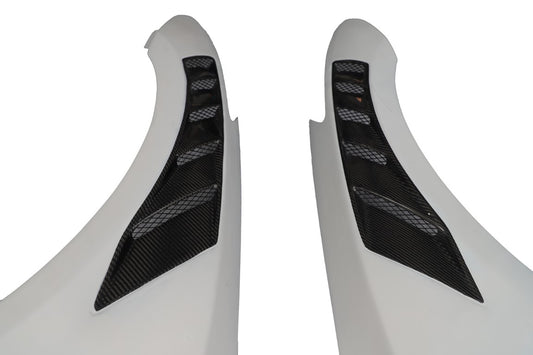 Nissan GTR R35 CBA DBA EBA 2008 2009 2010 2011 2012 2013 2014 2015 2016 2017 2018 2019 2020 2021 2022 2023 2024 with Aftermarket Parts - TSV2 Style Front Fenders Carbon Fiber / FRP from Aero Republic