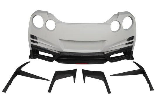 Nissan GTR R35 CBA DBA EBA 2008 2009 2010 2011 2012 2013 2014 2015 2016 2017 2018 2019 2020 2021 2022 2023 2024 with Aftermarket Parts - TSV2 Style Full Body Kit Carbon Fiber / FRP from Aero Republic
