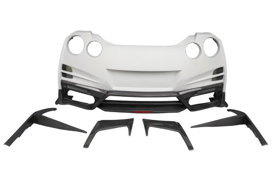 Nissan GTR R35 CBA DBA EBA 2008 2009 2010 2011 2012 2013 2014 2015 2016 2017 2018 2019 2020 2021 2022 2023 2024 with Aftermarket Parts - TSV2 Style Full Body Kit Carbon Fiber / FRP from Aero Republic
