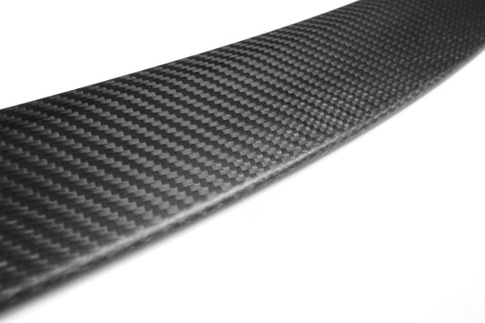 Tesla Model 3 Performance 2017 2018 2019 2020 2021 2022 2023 with Aftermarket Parts - A Style Rear Lip Spoiler Pre-preg Carbon from Aero Republic