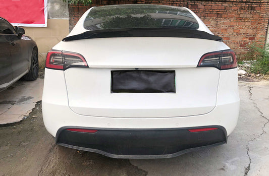 Tesla Model 3 Performance 2020 2021 2022 2023 2024 2025 with Aftermarket Parts - VS Style Rear Lip Spoiler Pre-preg Carbon from Aero Republic
