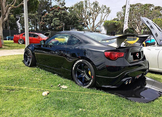 Toyota GT86 86 TRD GT SE Base ZN6 2017 2018 2019 2020 & Scion FR-S FRS ZN6 2013 2014 2015 2016 & Subaru BRZ TS Limited Premium ZN6 2013 2014 2015 2016 2017 2018 2019 2020 with Aftermarket Parts - GTR Style Rear Wing Carbon Fiber from Aero Republic
