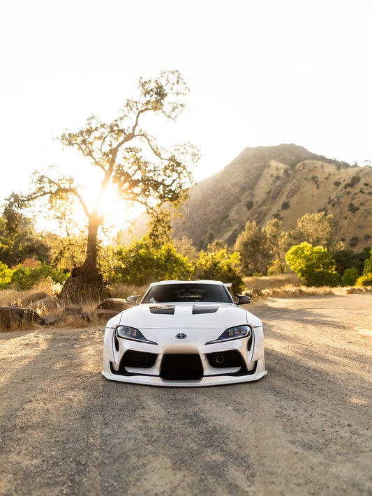 Aero Republic Carbon Fiber Hood Bonnet TS Style for Toyota Supra A90 A91 2020 2021 2022 - Performance SpeedShop