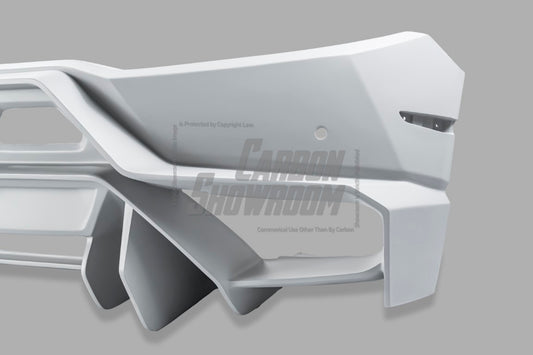 Aero Republic V Style Carbon Fiber Rear Bumper & Diffuser For Lamborghini Huracan LP580 LP610
