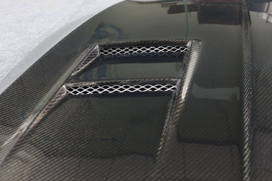 Volkswagen Golf R GTI Base MK7 MK7.5 2015 2016 2017 2018 2019 2020 2021 with Aftermarket Parts - ASpec Style Hood Carbon Fiber from Aero Republic